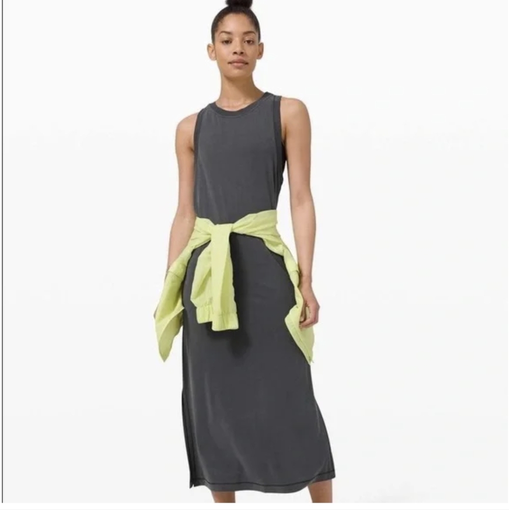 Lululemon Ease of It All Dress Graphite Grey